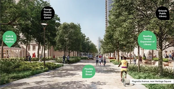 Orlando starts Magnolia Avenue reconstruction to convert downtown corridor to two-way traffic and improve walkability